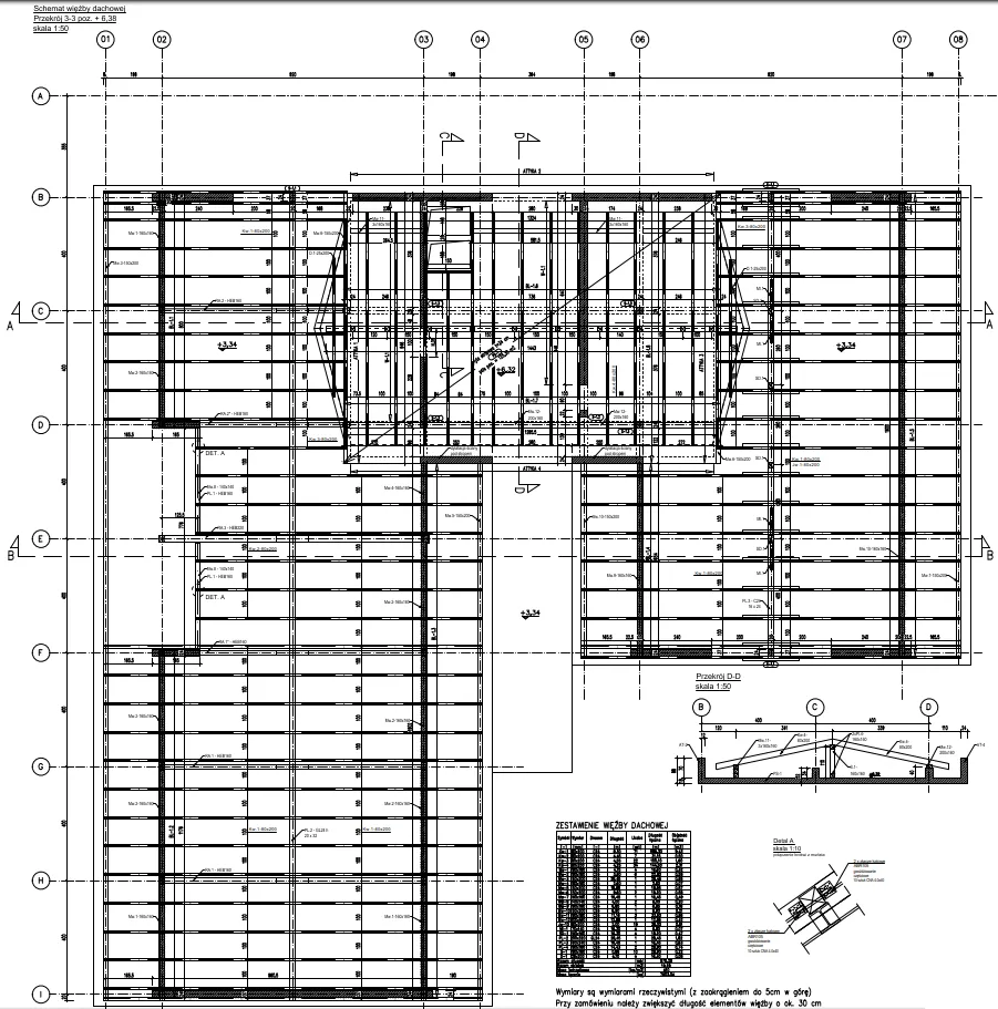 Deckenplan — Tragwerk